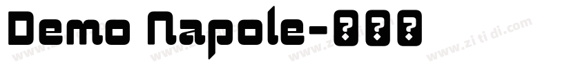 Demo Napole字体转换